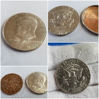 Kenneday-Half-Dollars:--A:-1984-D-/-B:-1996-D